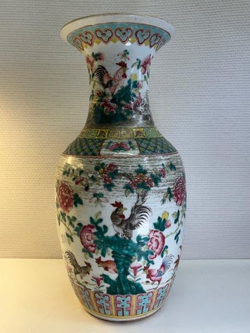 Vaas - Porselein - China - Qing Dynastie (1644-1911) (Zonder