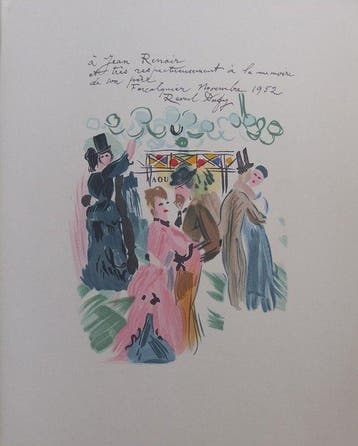 Raoul Dufy (1877-1953) - Hommage à Renoir