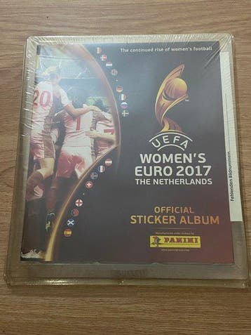 Panini Womens Euro 2017 - 1 Factory seal (Empty album +, Nieuw