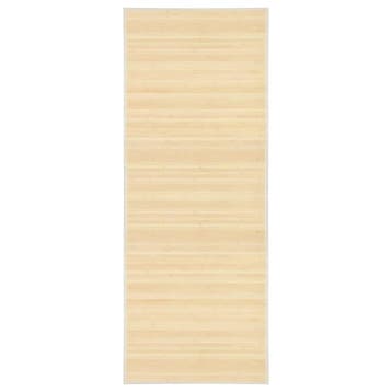 Bamboe Vloerkleed Antislip | Tweedekansje | OP=OP, Beige, 200 cm of meer, Natuurlijk, Zo goed als nieuw
