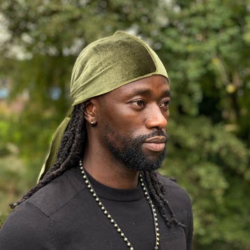 Fluwelen Durag / Velvet Du-rag / Do-rag / Bandana - Unisex -, Ophalen of Verzenden, Nieuw
