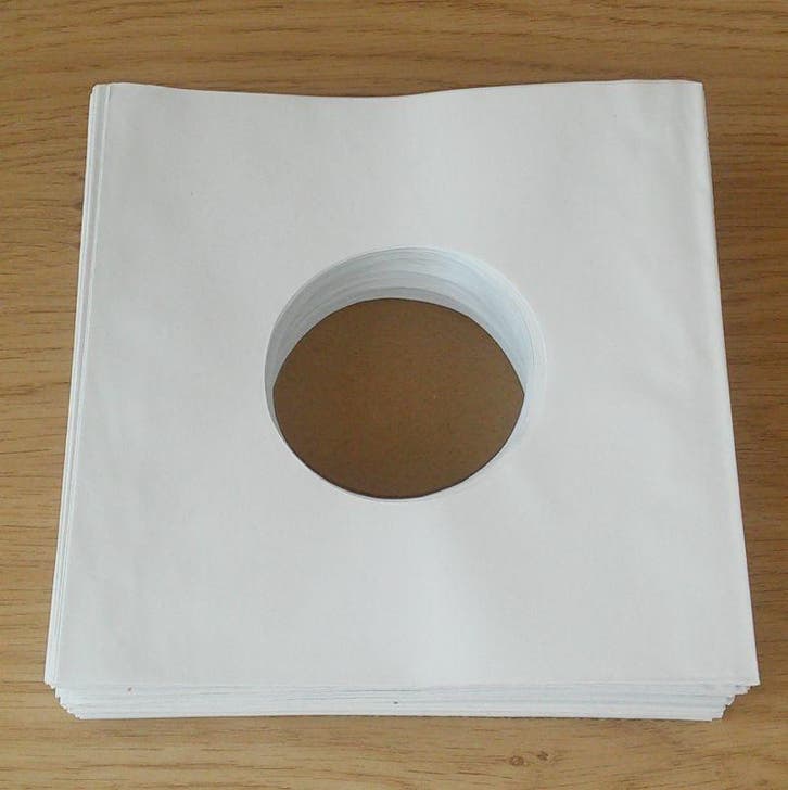 Wit Papieren Hoezen voor vinylsingles (Standaard) - per...., Cd's en Dvd's, Vinyl Singles