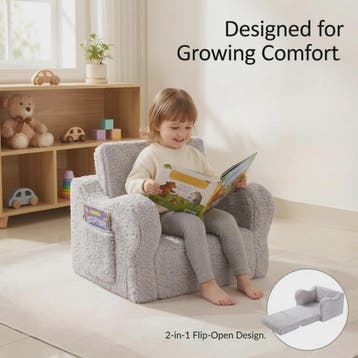 Comfortabele Kinderbank 2-in-1: Uitklapbare Speelstoel met Z, Verzenden, Nieuw
