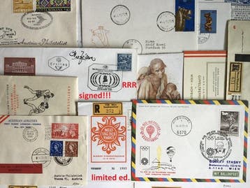 Postgeschiedenis - Beperkte editie nr. 1995 + gesigneerd, Gestempeld