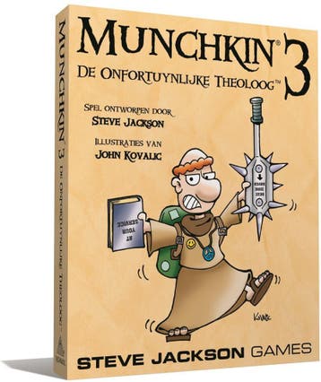 Munchkin 3 NL - De Onfortuinlijke Theoloog | Enigma -, Verzenden, Nieuw