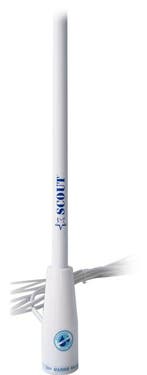 Marifoon antenne Scout KS-21  Fiberglas wit 90 cm., Ophalen of Verzenden, Nieuw, Zeilboot of Motorboot