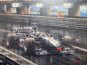 Mclaren - Monaco Grand Prix - Mika Hakkinen - 1998 - Print, Nieuw