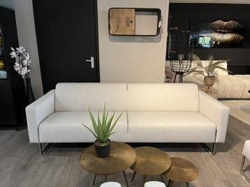 Artifort Mare ploegstof Rye 00, Zo goed als nieuw, Rechte bank, Vierpersoons of meer, Artifort Leolux Design on Stock Rolf Benz