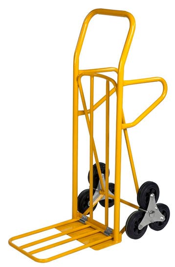 Kongamek trappensteekwagen, laadvermogen 200 kg  -  Geel  -, Verzenden