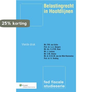 Belastingrecht in Hoofdlijnen Studenteneditie - P.M. van, Verzenden, Gelezen, P.M. van Schie