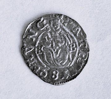 Hongarije. Ferdinand I. Denar 1545 - Kremnica mint (Zonder