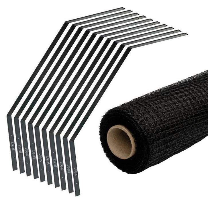 SPUUT Kattengaas 1x30 meter inclusief beugels - Voordeelset, Tuin en Terras, Gaas en Draad, Nieuw, Verzenden