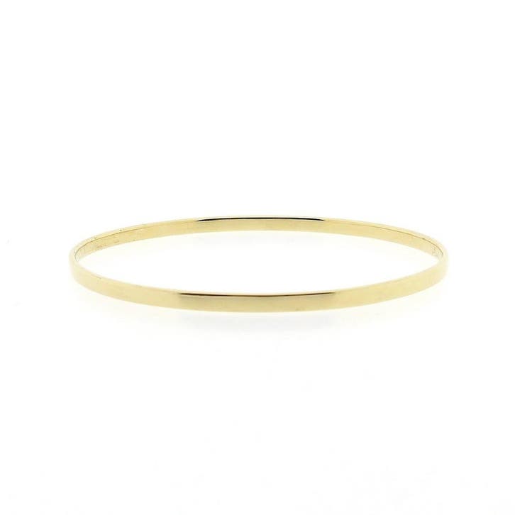 Gouden slavenarmband; Maat M/L, Sieraden, Tassen en Uiterlijk, Armbanden, Overige kleuren, Gebruikt, Goud, Ophalen of Verzenden