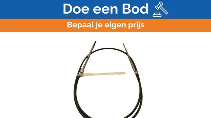 Bieden: Trem flexible outboard engine steering cable - L53, Watersport en Boten, Overige Watersport en Boten, Nieuw, Ophalen of Verzenden