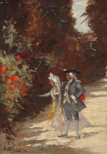 Emilio Álvarez Díaz (1879-1952) - Pareja galante