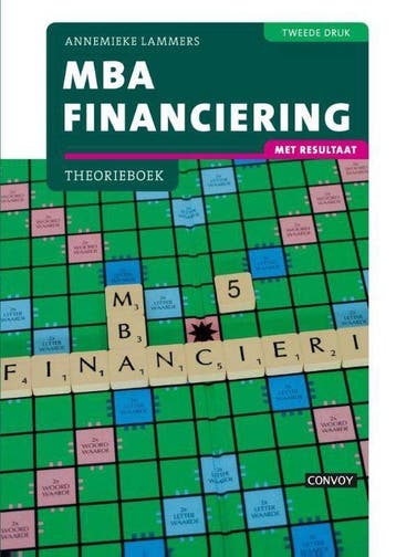 9789463170413 MBA financiering | Tweedehands, Boeken, Verzenden, Zo goed als nieuw, Annemieke Lammers