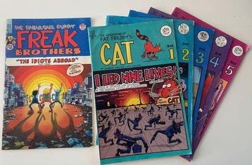 Rip Off Press INC. - Fat Freddy’s Cat #1-5 + Freak Brothers, Nieuw