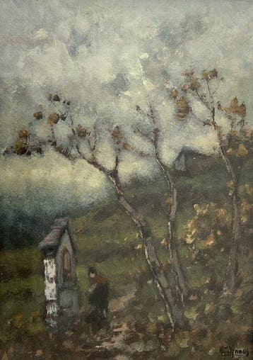 Lorenzo Gignous (1862-1958) - Ledicola votiva