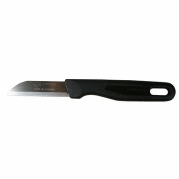 Solingen Schilmesje - RVS Glad - 16 cm - Zwart - Met Opha..., Ophalen of Verzenden, Nieuw