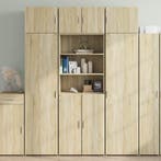 vidaXL Opbergkast 70x42,5x225 cm bewerkt hout sonoma, Huis en Inrichting, Kasten | Buffetkasten, Minder dan 50 cm, Nieuw, Overige houtsoorten
