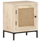 vidaXL Nachtkastje 40x30x50 cm massief mangohout en, Huis en Inrichting, Slaapkamer | Nachtkastjes, Verzenden, Nieuw, Minder dan 45 cm