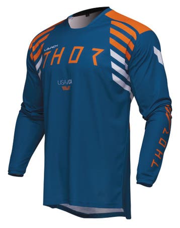 Thor 2025 Fall Launch Zone Crossshirt Blauw maat M, Ophalen of Verzenden, Nieuw