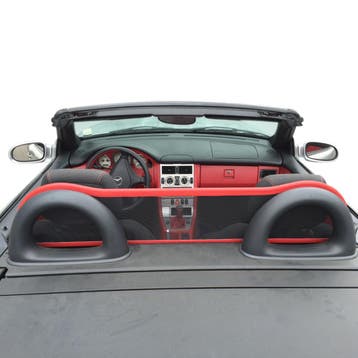 Mercedes-Benz SLK (1996-2004) Cabrio windscherm Donker rood, Ophalen of Verzenden