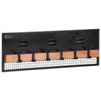 vidaXL Wandkapstok 90x11x30 cm massief mangohout mango, Huis en Inrichting, Woonaccessoires | Kapstokken, Verzenden, Nieuw