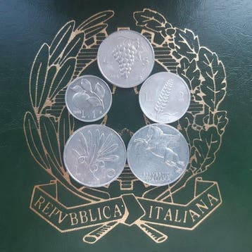 Italië, Republiek Serie Completa di 4 Monete 1948 (1+2+5+10)