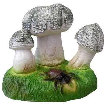 Paddenstoelen met kever, Tuin en Terras, Tuinbeelden, Verzenden, Nieuw