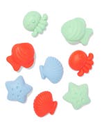 HEMA Zandvormen kunststof zeedieren - 8 stuks, Verzenden, Nieuw