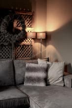 Namaak bont kussen Grizzly bear 45 x 45 cm, Huis en Inrichting, Woonaccessoires | Plaids en Woondekens, Ophalen of Verzenden, Nieuw