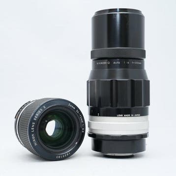 Nikon Zoom 3,5/36-72mm Series E + Nikkor-Q Auto 4/200mm |, Nieuw