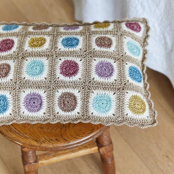 Haakpatroon Edelsteen Deken & Kussen met granny squares -, Ophalen of Verzenden, Nieuw