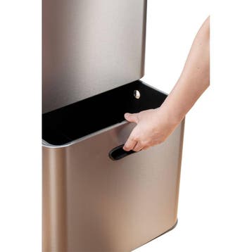 4goodz Luzzo Kansas push prullenbak afvalscheiding 4 vakken, Huis en Inrichting, Woonaccessoires | Prullenbakken, Verzenden, Nieuw