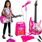 Elektrische Gitaar voor Kinderen Roze – Inclusief, Kinderen en Baby's, Speelgoed | Overig, Ophalen of Verzenden, Nieuw