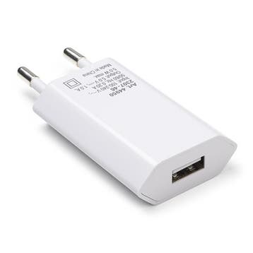 USB A oplader | Goobay | 1 poort (USB A, 5W, Wit), Verzenden, Nieuw