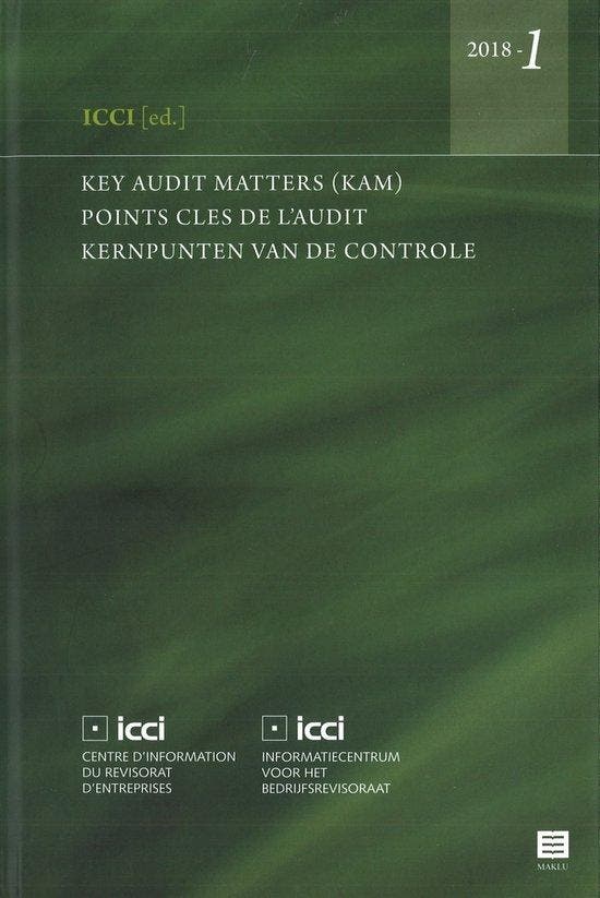 9789046609507 Key Audit Matters (KAM) - Points cles de l..., Boeken, Schoolboeken, Zo goed als nieuw, Verzenden