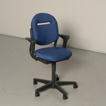 Ahrend 220 bureaustoel, blauw, 1D armleggers, Ophalen of Verzenden, Nieuw in verpakking