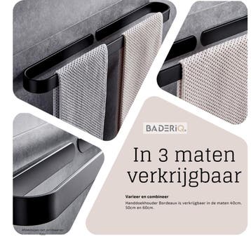 Nieuw Handdoekhouder Handdoekrek Zwart 60CM RVS, Ophalen of Verzenden, Nieuw, Zwart, Handdoekenrek