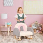 2dekans | HOMCOM Kinder Schommelstoel – Grijs – 50 x 45 x 44, Kinderen en Baby's, Kinderstoelen, Ophalen of Verzenden, Zo goed als nieuw
