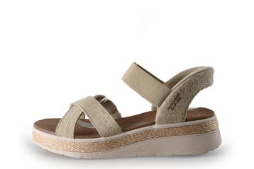 Skechers Sandalen in maat 38 Beige, Skechers, Verzenden, Beige, Sandalen of Muiltjes