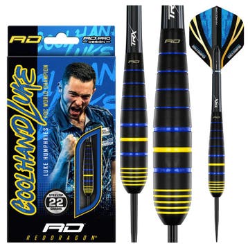 Red Dragon Luke Humphries Brass Darts 22 gram (Dart Pijlen), Sport en Fitness, Ophalen of Verzenden, Nieuw, Pijlen