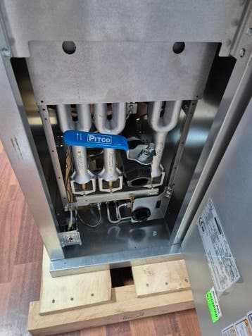 Pitco fryer nieuw aardgas in veiling catering equipment, Nieuw in verpakking, Fornuis, Frituur en Grillen