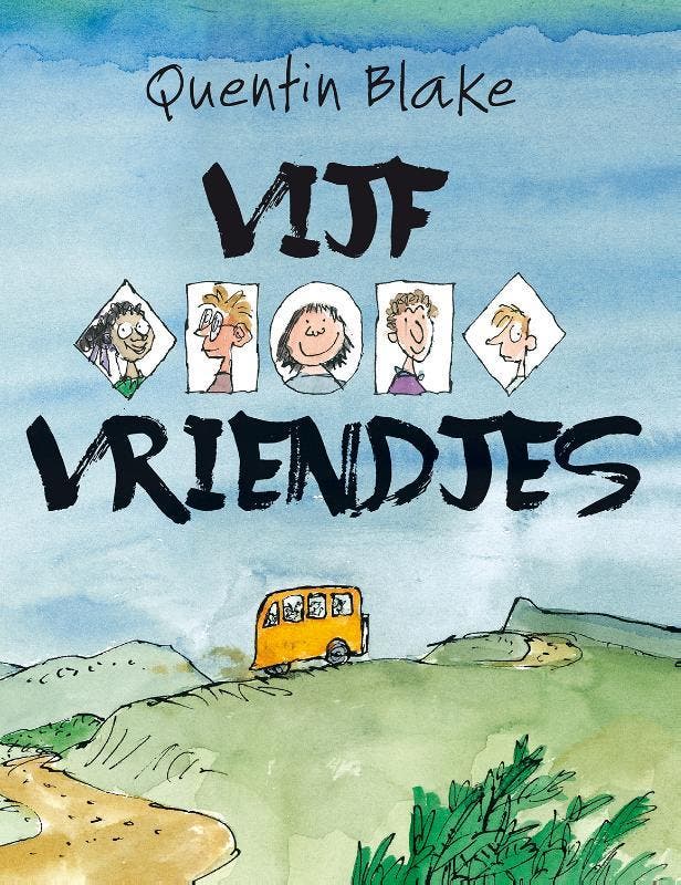 Vijf vriendjes 9789045317106 Quentin Blake, Boeken, Kinderboeken | Kleuters, Gelezen, Verzenden
