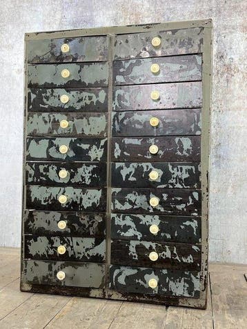 Kabinet - Staal - Industrial steel filing cabinet