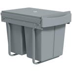 Uitschuifbare Vuilnisbak, 2 X 20 L, Verwijderbare Containers, Verzenden, Nieuw