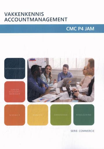 Vakkennis accountmanagement CMC P4 JAM 9789400241428, Zo goed als nieuw