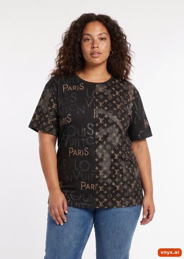 Louis Vuitton T-shirts Dames maat XXXL Zwart Vintage, Ophalen of Verzenden, Nieuw
