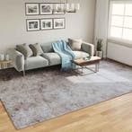 vidaXL Vloerkleed wasbaar 400x300 cm grijs, Verzenden, Nieuw, Grijs
